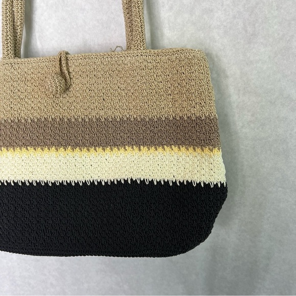 Liz Claiborne Crochet Knit Shoulder Bag Purse - Picture 3 of 10